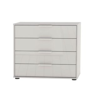 Komoda MONACO so 4 zásuvkami, korpus a fronty v dekore kamienkovo sivá