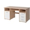 Písací stôl 0484-157 v dekore biela / dub sonoma s povrchom Touchwood