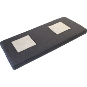Vankúš na sedenie 3439-58 v antracitovej farbe (dve protišmykové podložky)