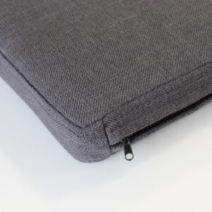 Vankúš na sedenie 3439-58 v antracitovej farbe (zips na vankúši)