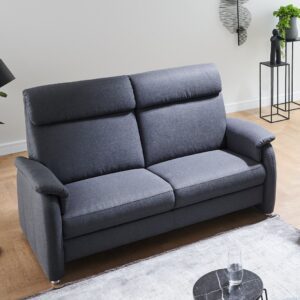 Modulárna sedačka s funkciou relax, čierna látka, od WESTFALEN (Nemecko)