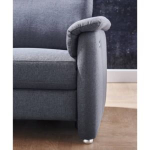 Modulárna sedačka s funkciou relax, čierna látka, od WESTFALEN (Nemecko): podrúčka A