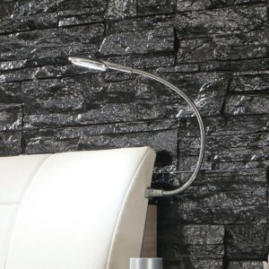 LED oblúkové svietidlo LOFT s chrómovým povrchom